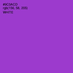 #9C3ACD - Electric Violet Color Image