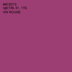 #9C3D73 - Vin Rouge Color Image