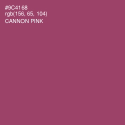 #9C4168 - Cannon Pink Color Image