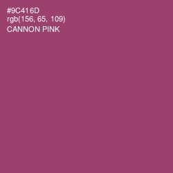 #9C416D - Cannon Pink Color Image