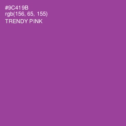 #9C419B - Trendy Pink Color Image