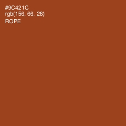 #9C421C - Rope Color Image