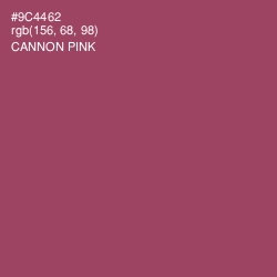 #9C4462 - Cannon Pink Color Image