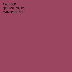 #9C4560 - Cannon Pink Color Image