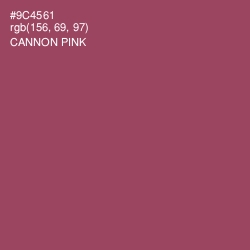 #9C4561 - Cannon Pink Color Image