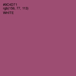 #9C4D71 - Cannon Pink Color Image