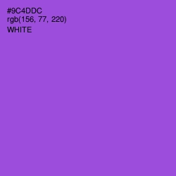 #9C4DDC - Amethyst Color Image