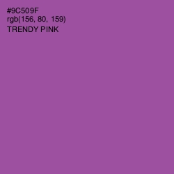 #9C509F - Trendy Pink Color Image