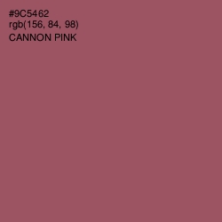 #9C5462 - Cannon Pink Color Image