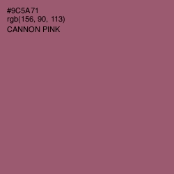 #9C5A71 - Cannon Pink Color Image