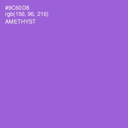 #9C60D8 - Amethyst Color Image