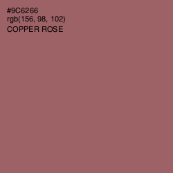 #9C6266 - Copper Rose Color Image