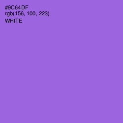 #9C64DF - Medium Purple Color Image