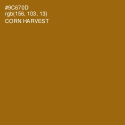 #9C670D - Corn Harvest Color Image