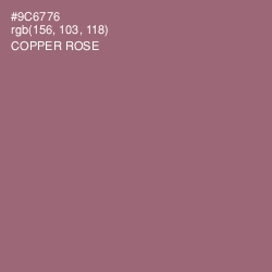 #9C6776 - Copper Rose Color Image