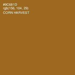 #9C681D - Corn Harvest Color Image