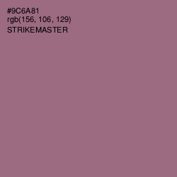 #9C6A81 - Strikemaster Color Image