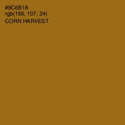 #9C6B18 - Corn Harvest Color Image
