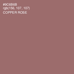 #9C6B6B - Copper Rose Color Image