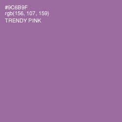 #9C6B9F - Trendy Pink Color Image