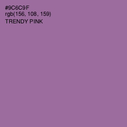 #9C6C9F - Trendy Pink Color Image