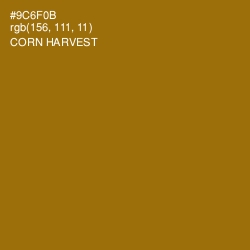 #9C6F0B - Corn Harvest Color Image