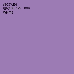 #9C7AB4 - Lavender Purple Color Image