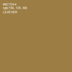 #9C7D44 - Leather Color Image