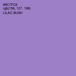 #9C7FC6 - Lilac Bush Color Image