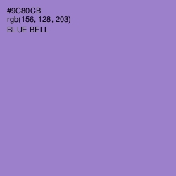 #9C80CB - Blue Bell Color Image