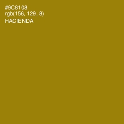 #9C8108 - Hacienda Color Image