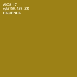 #9C8117 - Hacienda Color Image