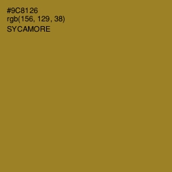 #9C8126 - Sycamore Color Image