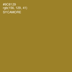 #9C8129 - Sycamore Color Image