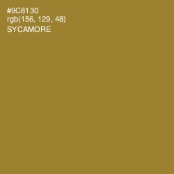 #9C8130 - Sycamore Color Image