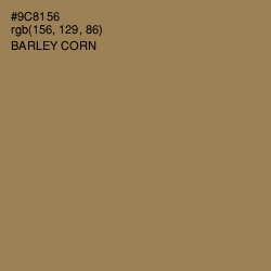 #9C8156 - Barley Corn Color Image