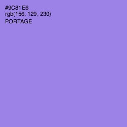 #9C81E6 - Portage Color Image