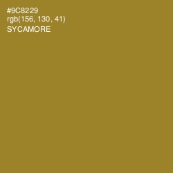 #9C8229 - Sycamore Color Image