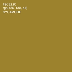 #9C822C - Sycamore Color Image