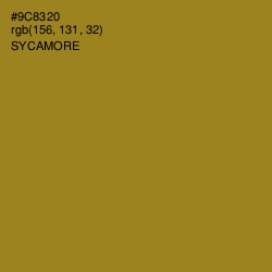 #9C8320 - Sycamore Color Image