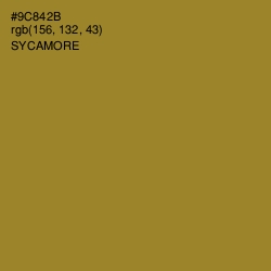 #9C842B - Sycamore Color Image