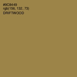 #9C8449 - Driftwood Color Image