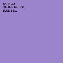 #9C84CD - Blue Bell Color Image