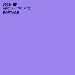 #9C84EF - Portage Color Image