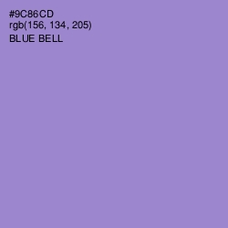 #9C86CD - Blue Bell Color Image