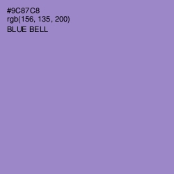 #9C87C8 - Blue Bell Color Image