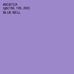 #9C87CA - Blue Bell Color Image