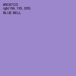 #9C87CD - Blue Bell Color Image