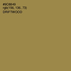 #9C8849 - Driftwood Color Image