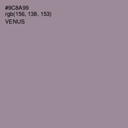 #9C8A99 - Venus Color Image